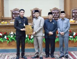 DPRD Kabupaten Muaro Jambi Menggelar Rapat Paripurna tentang APBD-P pendapatan dan belanja TA 2023