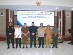 Ketua DPRD Kabupaten Muaro Jambi Yuli Setia Bakti Menghadiri Rakor Operasi Ketupat Tahun 2024 Dalam Rangka Pengamanan Hari Raya Idul Fitri 1445 H.