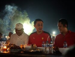 Pj Bupati Bachyuni Nobar Timnas Indonesia Vs Uzbekistan Bersama Kapolres Muaro Jambi