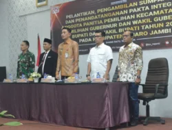 Pj Bupati Bachyuni Hadiri Pelantikan PPK Se Muaro Jambi