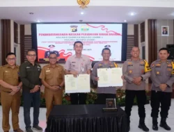 Pemkab dan Polres Muarojambi Tanda Tangani NPHD Pengamanan Pilkada 2024